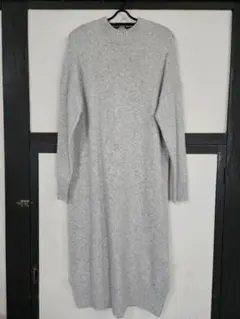 AMERICAN RAG CIE 杢グレー ニット ロングワンピース