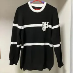 PHATRNK ロゴ入り クルーネックセーター PHATRNK ロゴ入り クルーネックセーター - メルカリ
