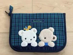 専用ファミリア 母子手帳ケース クマと小犬刺繍付き - メルカリ