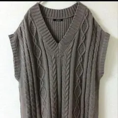 【SUREVE】オーバーサイズ　ニットベスト