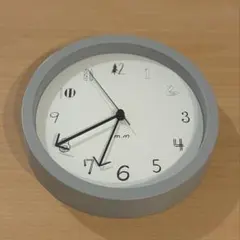 松尾ミユキ 掛け時計 グレー