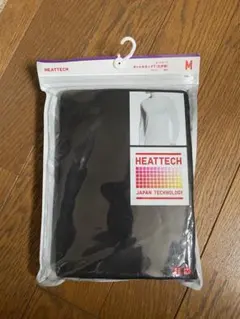 UNIQLO ヒートテック タートルネックT 九分袖 ブラック Mのサムネイル