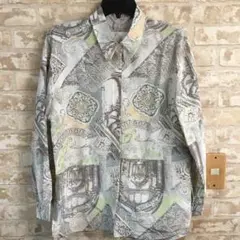 古着 90's 80's 総柄シャツ ビンテージ 一点物