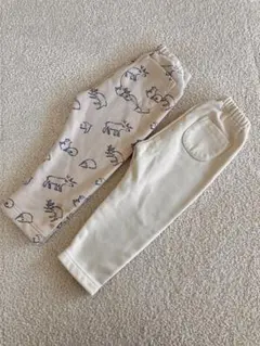 ユニクロ　フリースレギンス90サイズ