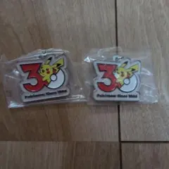 ポケモン 30周年メタルチャームマスコット　ピカチュウ2個セット