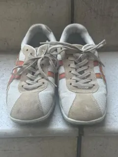 ASICS アシックス スニーカー ベージュ オレンジ