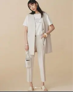 美品✨️PLST プラステ ジレパンツ セットアップ コットンブレンド S