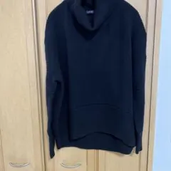 LAUREN タートルネックセーター 黒