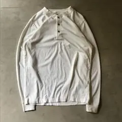 LLBEAN エルエルビーン　ロングTシャツ　ヘンリーネック　ホワイトのサムネイル