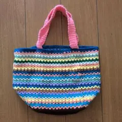 手編みトートバッグ