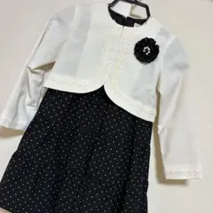 3can4on フォーマルワンピース 110 入学式 ボレロ付