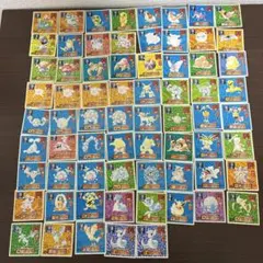 【まとめ売り】アマダ ポケモン 最強シール列伝 初代69枚　エラーシール複数有りのサムネイル