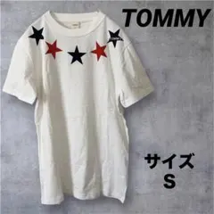 新品タグ付き！TOMMY トミー 星柄Tシャツ S ヒルフィガー Y2Kのサムネイル