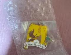 プリキュア　一番くじ　F賞　シルエットメタルチャーム キュアサンシャイン