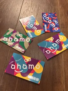 ahamo ステッカー 5枚セット