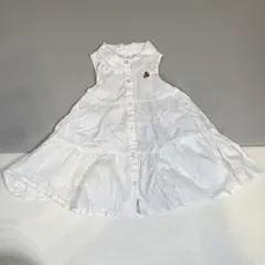 GAP ノースリーブワンピース ホワイト 80cm
