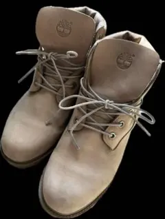 Timberland ベージュ ハイカットブーツ