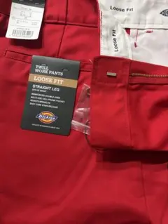 新品未使用 Dickies 36×32 ダブルニー レア？イングリッシュレッドのサムネイル