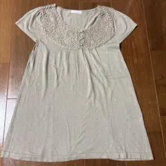 a.v.vニット半袖チュニック