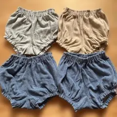 ユニクロ AIRism ベビー ボトムス かぼちゃパンツ 4枚セット