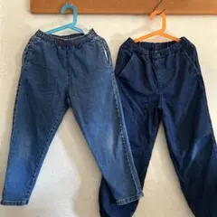 キッズ　デニム　2枚組　【130】【140】ユニクロ　GU