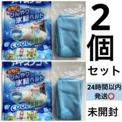 アイスノン 首もとひんやり氷結ベルト 専用カバー 2個セット ブルーのサムネイル