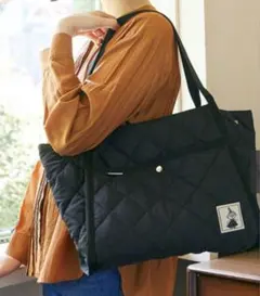 MOOMIN［ムーミン］ 超軽量でBIGなキルティングトートバッグ