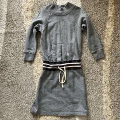 美品⭐︎デニムダンガリー スエットワンピース 120cm