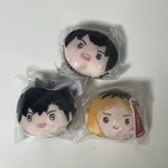 ハイキュー ぬいぐるみ・マスコット 3個セット ガチャ
