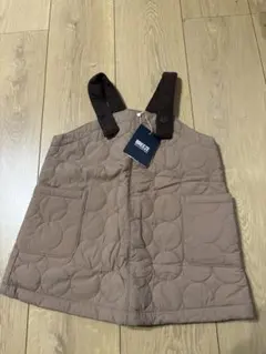 【新品タグ付き】BREEZE キルティング ジャンバースカート 80-90cm