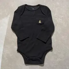 baby GAP ブラックロンパース 3-6ヶ月