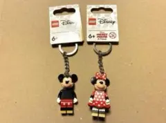 LEGO レゴ ミッキー　ミニー　ミニフィグ　キーホルダーセット　フィギュア