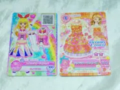 【PR】アイカツプロモカード：グッドマナーワンピ＋ハイピンクパレードコルセット