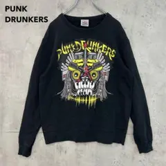 ゆ*こ様 PUNK DRUNKER スウェット トレーナー プリント ユニセックのサムネイル