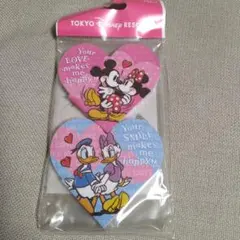 東京ディズニーリゾート ハート型メモ 4種のうち２種