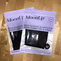 MoonUp ボディシェイパーショーツ ブラック Mサイズ 2パック