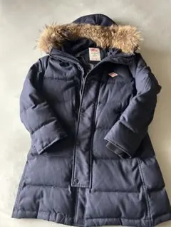 DANTON ダウンコート BEAMS別注 Aライン ネイビー 34