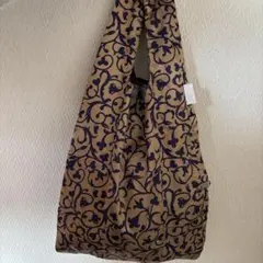ROO-shopper エコバッグ ルートート折りたたみ ゴールド パープルのサムネイル