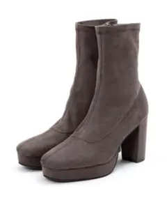 タグ付新品 プロポーションボディドレッシング ストーム付ストレッチショートブーツ