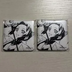 新品】鬼滅の刃 ダイニング お楽しみくじ スクエア缶バッジ しのぶ