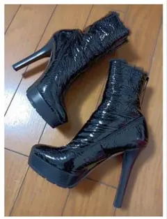 JIMMY CHOO★驚異の12.5cm★2wayショートブーツ足長履き心地抜群