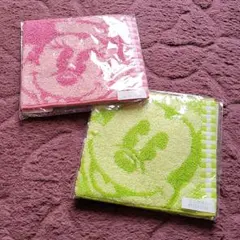 ディズニーリゾート公式　ミッキー&ミニー　ミニタオル　セット