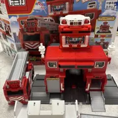 4点フルセット ファイヤーステーション ファイヤーエンジン デカパト