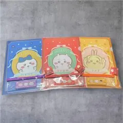 キャンドゥ ちいかわ クリアファイル + ビニールペンポーチ　各1計6点セット