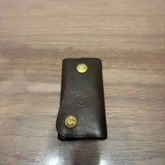 @かと様専用 IL BISONTE ダークブラウン レザー キーケース