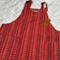 KENZO ストライプエプロン 赤 新品