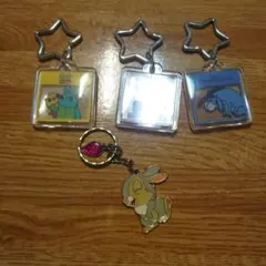 ディズニー アクリルキーホルダー 4点セット