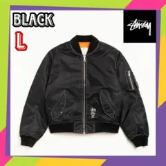 STUSSY LEATHER BUILT BOMBER Lレザージャケット - メルカリ