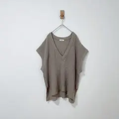 エプノック　Ｖネック　プルオーバー ニットベスト　トップス