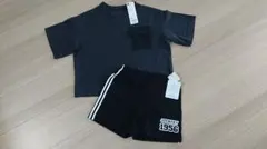 【新品】110～120cm GU Tシャツとショートパンツ2点セット